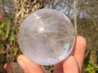 Polished  Clear Quartz Crystal Balls  x 6 From Madagascar