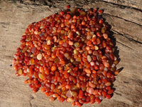 Polished Mini Craft Carnelian Tumble Stones - Sold per 500 g - From Botswana