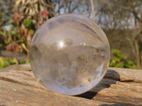 Polished  Clear Quartz Crystal Balls  x 6 From Madagascar