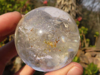 Polished  Clear Quartz Crystal Balls  x 6 From Madagascar