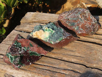 Natural Rare Ball Malachite On Drusy Quartz & Dolomite Specimens x 3 From Kambove, Congo