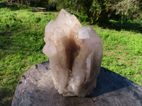 Natural Extra Large Arcadian Angolan Half Natural & Half Polished Crystal Multi Terminated Cluster x 1 From Angola - TopRock