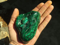 Polished Malachite Free Forms x 3 From Kolwezi, Congo