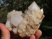 Natural Quartz Clusters With White Phantoms  x 3 From Madagascar - TopRock