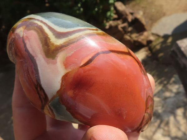 Polished Polychrome / Picasso Jasper Domes  x 4 From Madagascar - TopRock