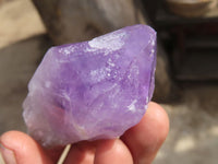 Natural Jacaranda Amethyst Crystals x 12 From Mumbwa, Zambia