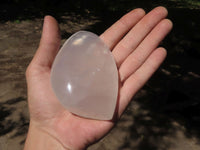 Polished Girasol Pearl Quartz Standing Free Forms  x 6 From Madagascar - TopRock