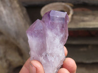 Natural Jacaranda Amethyst Crystals x 12 From Mumbwa, Zambia