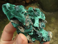 Natural Chatoyant Silky Malachite Specimens  x 6 From Kasompe, Congo - TopRock