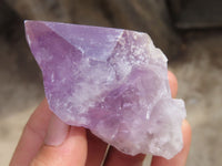 Natural Jacaranda Amethyst Crystals x 12 From Mumbwa, Zambia