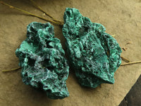 Natural Chatoyant Silky Malachite Specimens  x 6 From Kasompe, Congo - TopRock