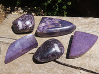 Polished Gem Lithium Mica Angular Lepidolite Standing & Display Free Forms -  x Sold per 2kg  From Zimbabwe - TopRock