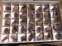 Natural Small Dark Amethyst Geode Specimens  x 35 From Zululand, South Africa - TopRock