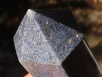 Polished Blue Lazulite Points  x 3 From Madagascar