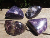 Polished Gem Lithium Mica Angular Lepidolite Standing & Display Free Forms -  x Sold per 2kg  From Zimbabwe - TopRock