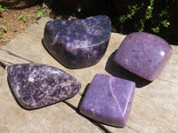 Polished Gem Lithium Mica Angular Lepidolite Standing & Display Free Forms -  x Sold per 2kg  From Zimbabwe - TopRock