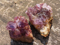 Natural Small Dark Amethyst Geode Specimens  x 35 From Zululand, South Africa - TopRock