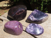 Polished Gem Lithium Mica Angular Lepidolite Standing & Display Free Forms -  x Sold per 2kg  From Zimbabwe - TopRock