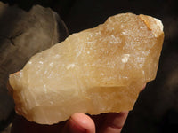 Natural Honey Aragonite Etched & Cobbed Pieces  x 3 From Namibia