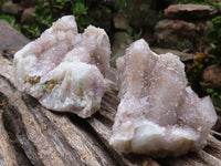 Natural Mixed Spirit Quartz Clusters  x 6 From Boekenhouthoek, South Africa - TopRock