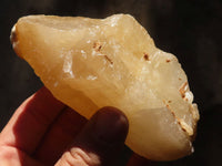 Natural Honey Aragonite Etched & Cobbed Pieces  x 3 From Namibia