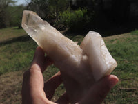 Polished Pair Of Large Arcadia Quartz Crystals  x 2 From Angola - TopRock