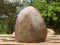 Polished Large Purple Stichtite & Serpentine Standing Free Forms  x 2 From Barberton, South Africa - Toprock Gemstones and Minerals 