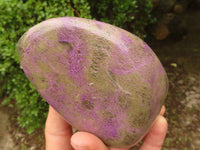 Polished Large Purple Stichtite & Serpentine Standing Free Forms  x 2 From Barberton, South Africa - Toprock Gemstones and Minerals 