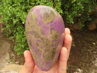 Polished Large Purple Stichtite & Serpentine Standing Free Forms  x 2 From Barberton, South Africa - Toprock Gemstones and Minerals 