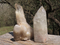 Polished Pair Of Large Arcadia Quartz Crystals  x 2 From Angola - TopRock