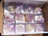 Natural Amethyst Quartz Crystal Clusters  x 14 From Mumbwa, Zambia - TopRock