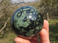 Polished Groovy Stromatolite / Kambamba Jasper Spheres  x 4 From Katsepy, Madagascar - TopRock