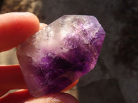 Polished Small Amethyst Points x 12 From Ambatondrazaka, Madagascar