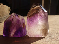 Polished Small Amethyst Points x 12 From Ambatondrazaka, Madagascar