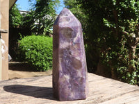 Polished Purple Lepidolite Point x 1 From Madagascar - TopRock