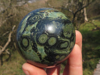 Polished Groovy Stromatolite / Kambamba Jasper Spheres  x 4 From Katsepy, Madagascar - TopRock