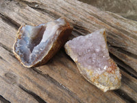 Natural Dark Amethyst Clusters x 15 From Zululand, South Africa