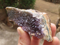 Natural Dark Amethyst Clusters x 15 From Zululand, South Africa