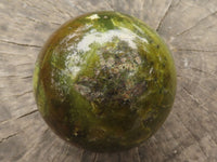 Polished Gorgeous Green Opal Spheres  x 3 From Madagascar - TopRock