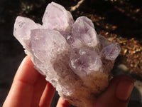 Natural Sugar Amethyst Clusters  x 4 From Solwezi, Zambia