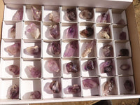 Natural Amethyst Crystals  x 35 From Chiredzi, Zimbabwe