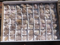 Natural Selection Of Small Smokey-White Spirit Quartz Clusters  x 63 From Boekenhouthoek, South Africa - TopRock