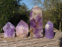 Polished Lovely Selection Of Amethyst Crystals  x 4 From Ankazobe, Madagascar - TopRock