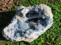 Natural Exceptional XXXL Crystalline Blue Celestite Geode  x 1 From Sakoany, Madagascar