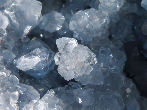 Natural Exceptional XXXL Crystalline Blue Celestite Geode  x 1 From Sakoany, Madagascar