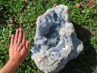 Natural Exceptional XXXL Crystalline Blue Celestite Geode  x 1 From Sakoany, Madagascar