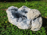 Natural Exceptional XXXL Crystalline Blue Celestite Geode  x 1 From Sakoany, Madagascar