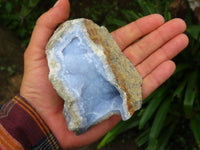 Natural Blue Lace Agate Geodes x 5 From Malawi - TopRock