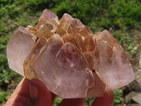 Polished Stunning Mix Of Amethyst Window Quartz Crystals  x 4 From Ankazobe, Madagascar - TopRock