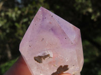 Polished Stunning Mix Of Amethyst Window Quartz Crystals  x 4 From Ankazobe, Madagascar - TopRock